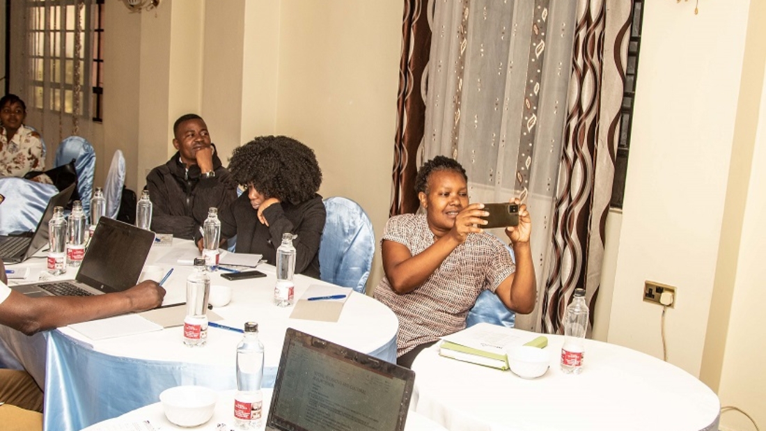 Journalists at a local workshop in Kenya - MESHA has sent out a call for applications for those willing to cover COP28