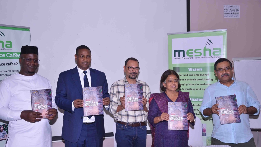 MESHA joins Centre for Science and Environment to launch The State of Africa’s Environment report. MESHA prides itself in the great partnerships with its global stakeholders.